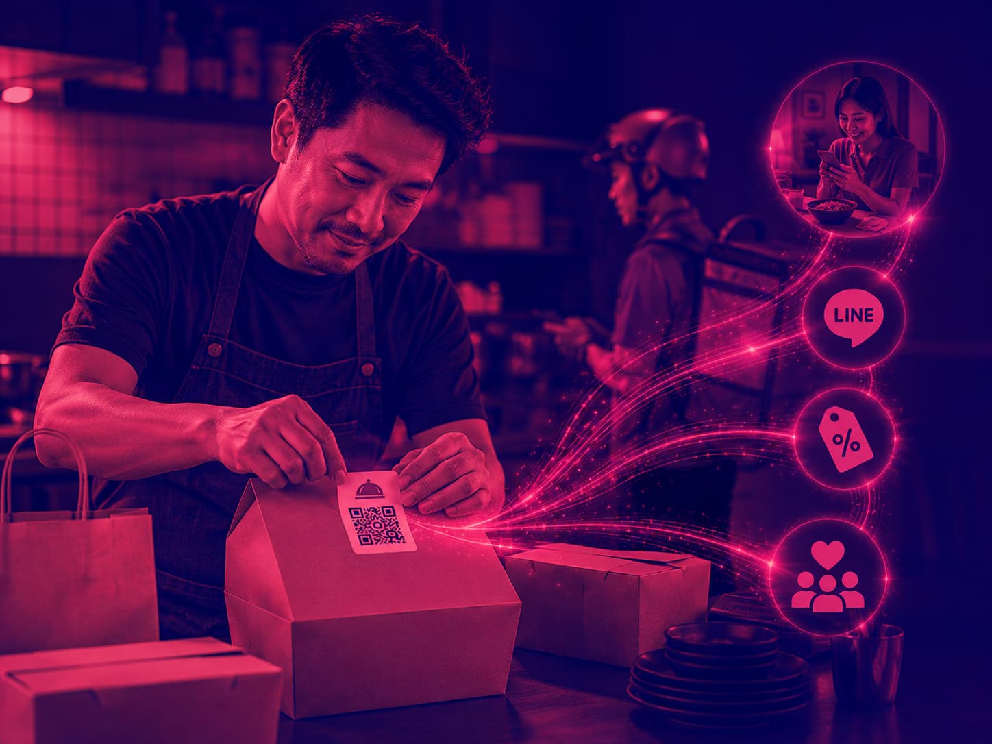 Phygital สำหรับร้านอาหาร และเดลิเวอรี่: เสิร์ฟประสบการณ์ถึงหน้าบ้าน