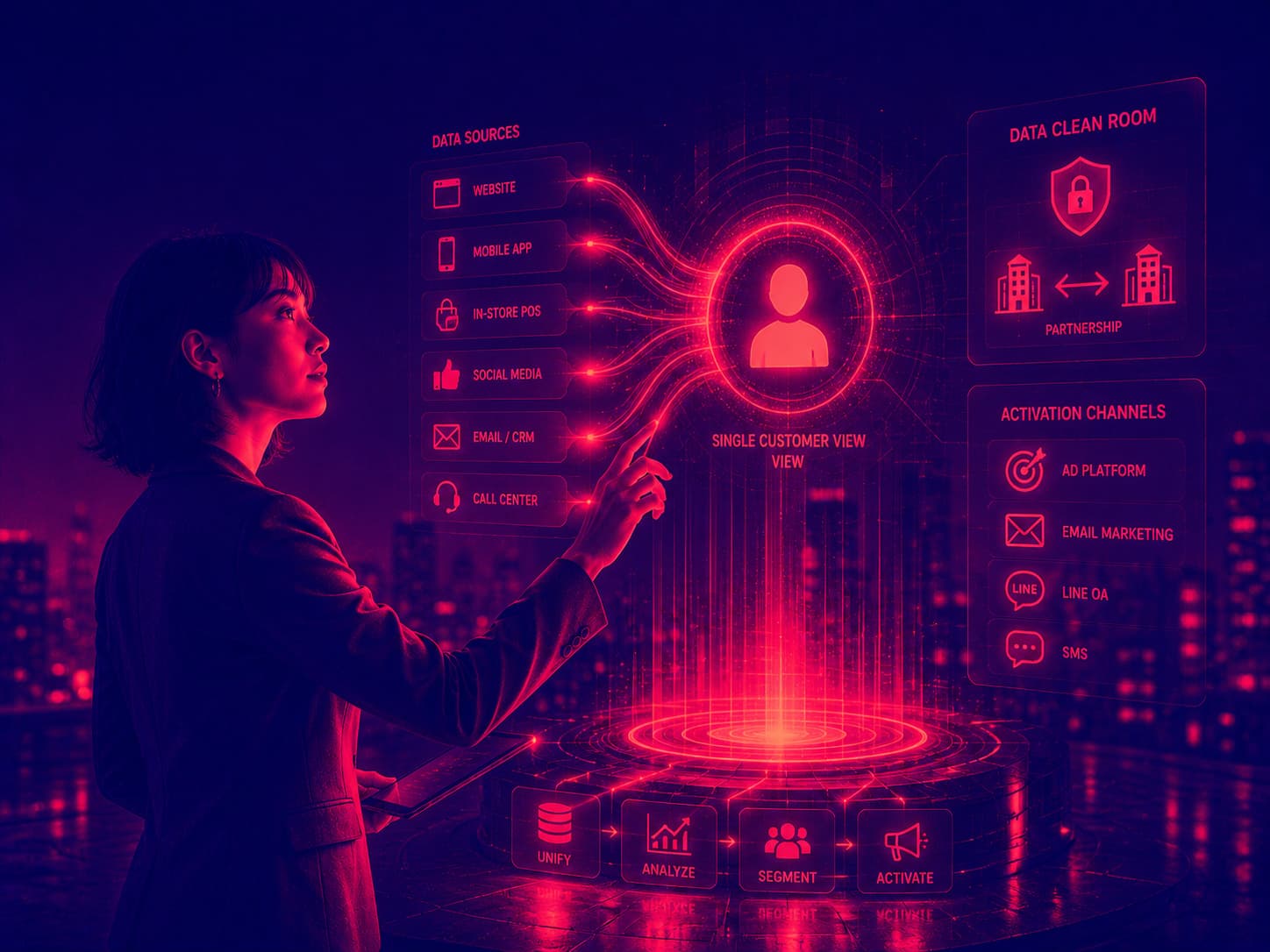 บริการวางระบบ CDP และ Data Clean Room