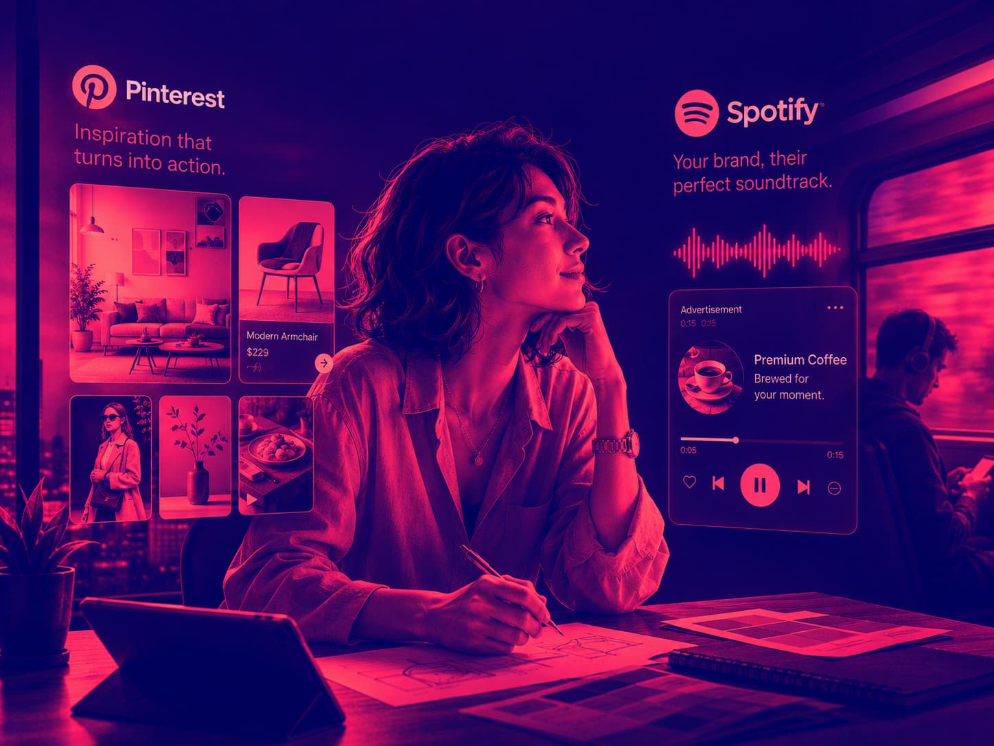 รับทำโฆษณา Pinterest และ Spotify เจาะกลุ่มไลฟ์สไตล์