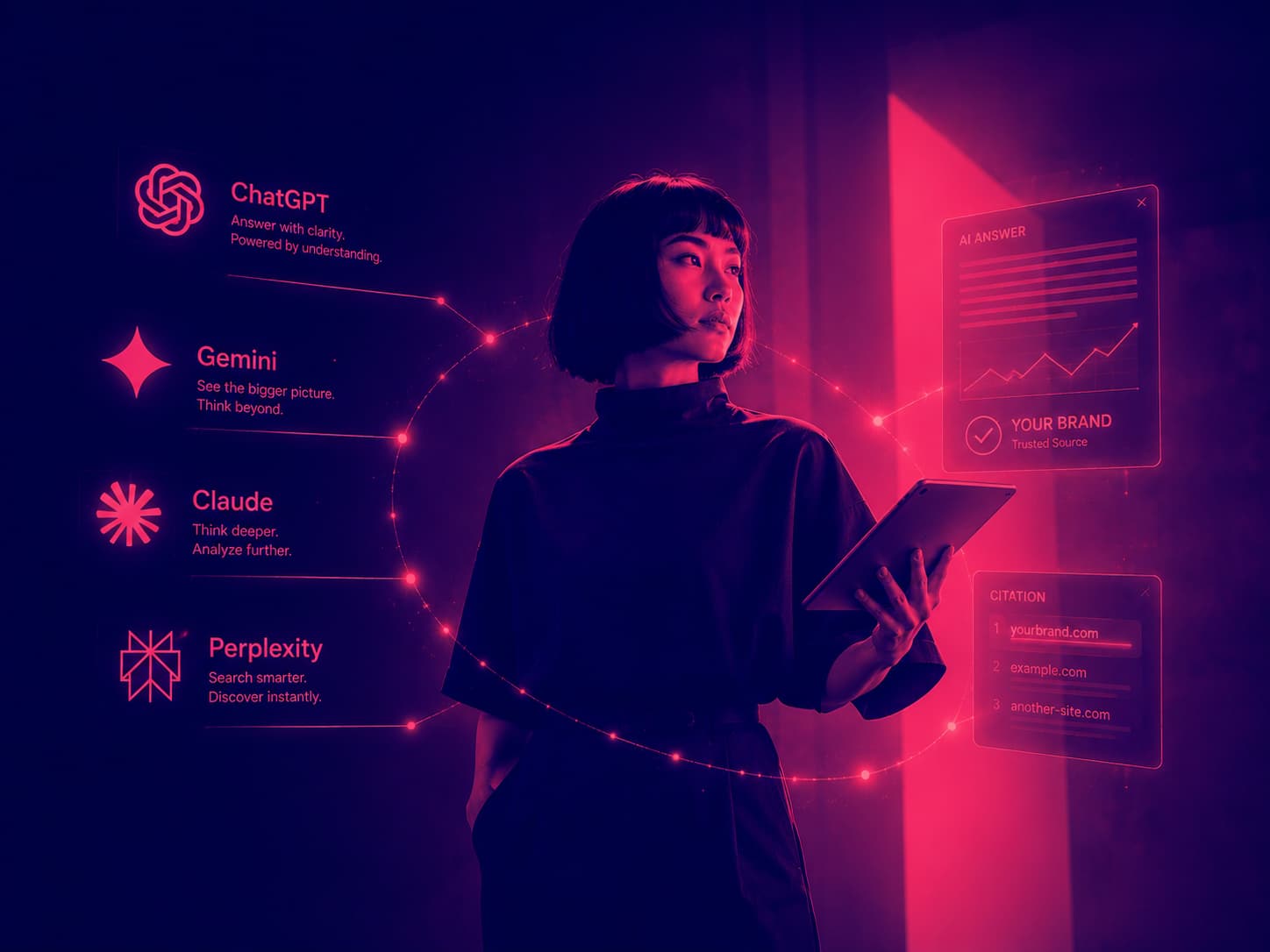 รับทำ SEO สำหรับ AI (AEO / GEO) ปรับโครงสร้างเว็บให้ ChatGPT เลือกไปตอบ