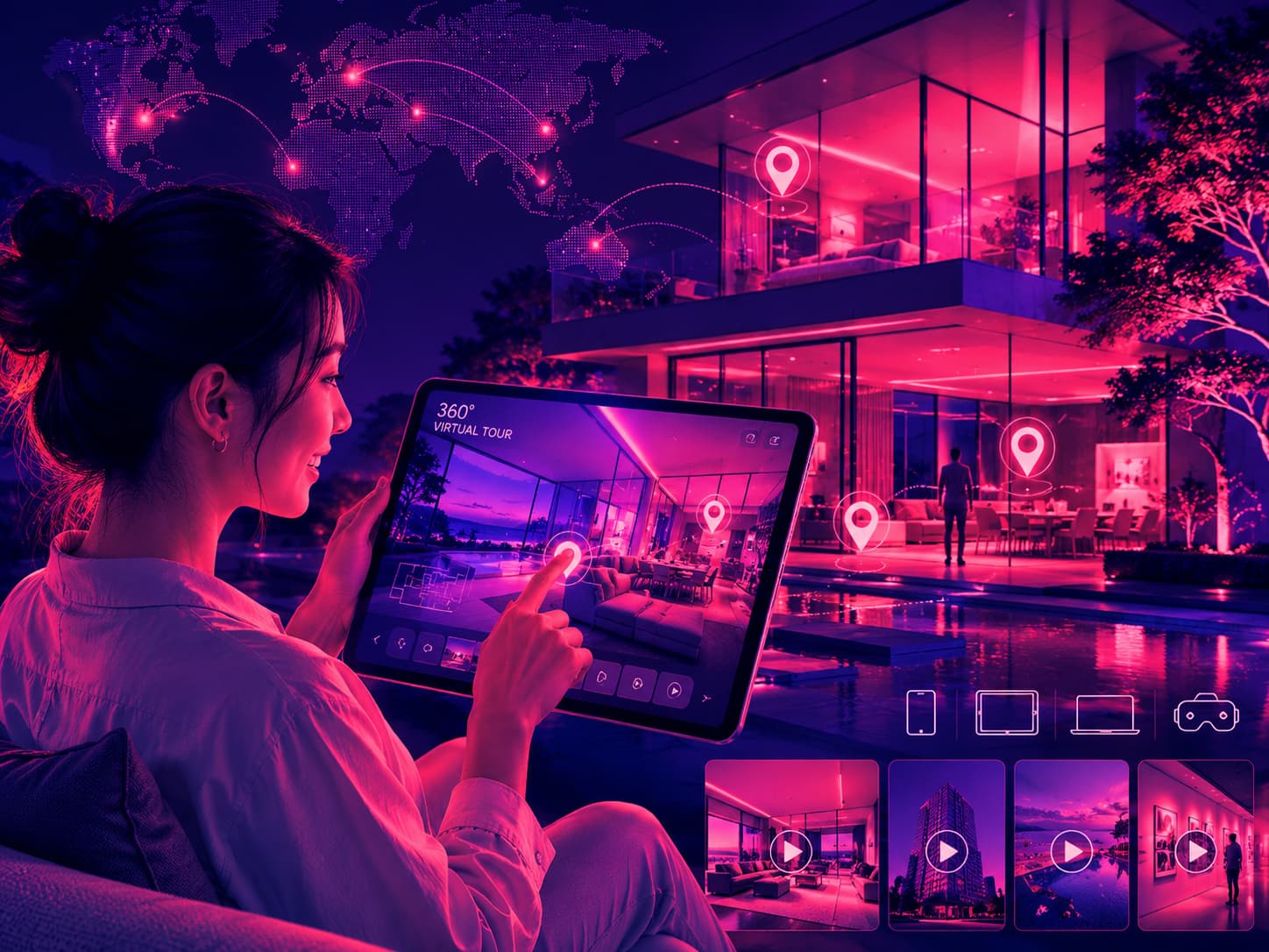 บริการสร้างโลกเสมือนจริง (Metaverse) และ Virtual Tour